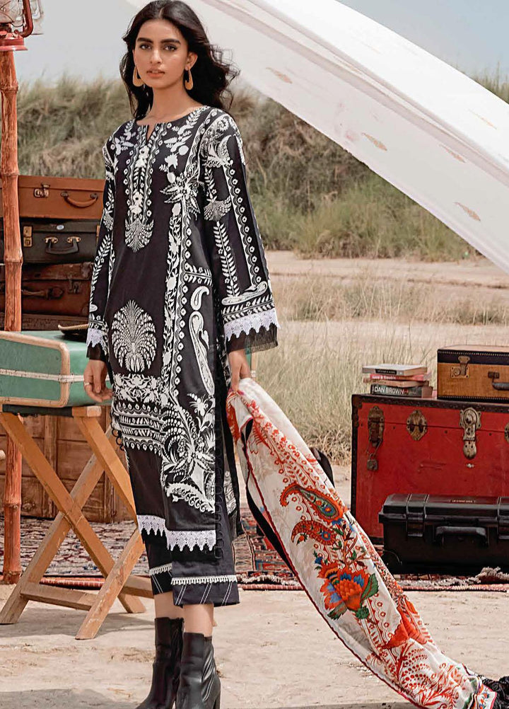 Gul Ahmed Printed Corduroy Suits Unstitched 3 Piece GA21WK CD-12009B - Winter Collection