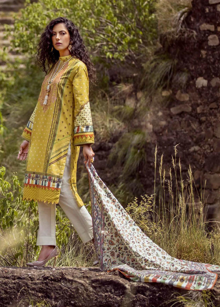 Gul Ahmed Embroidered Khaddar Suits Unstitched 3 Piece GA21WK K-12030 - Winter Collection