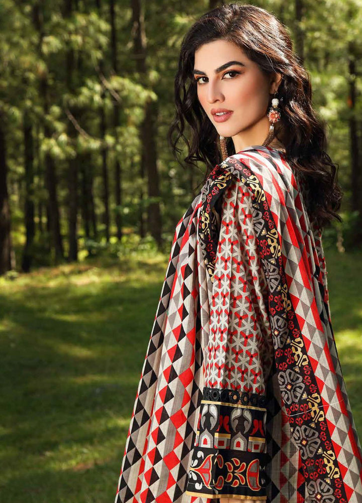 Gul Ahmed Embroidered Khaddar Suits Unstitched 2 Piece GA21WK TK-12006 - Winter Collection