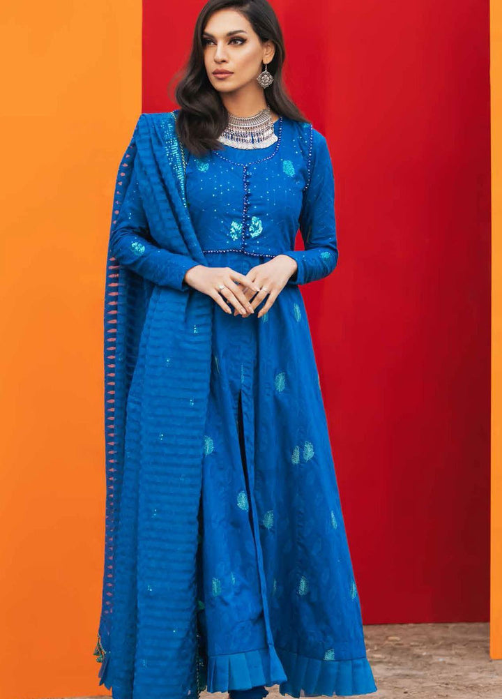 Gul Ahmed Embroidered Jacquard Suits Unstitched 3 Piece GA21FE-2 SP-06 - Festive Collection