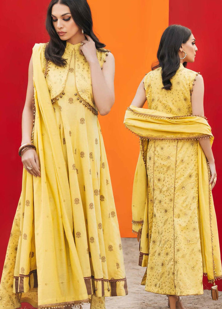 Gul Ahmed Embroidered Jacquard Suits Unstitched 3 Piece GA21FE-2 SP-07 - Festive Collection