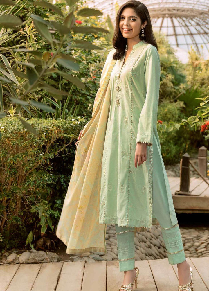 Gul Ahmed Embroidered Lawn Suits Unstitched 3 Piece GA21FE-2 SP-41 - Festive Collection
