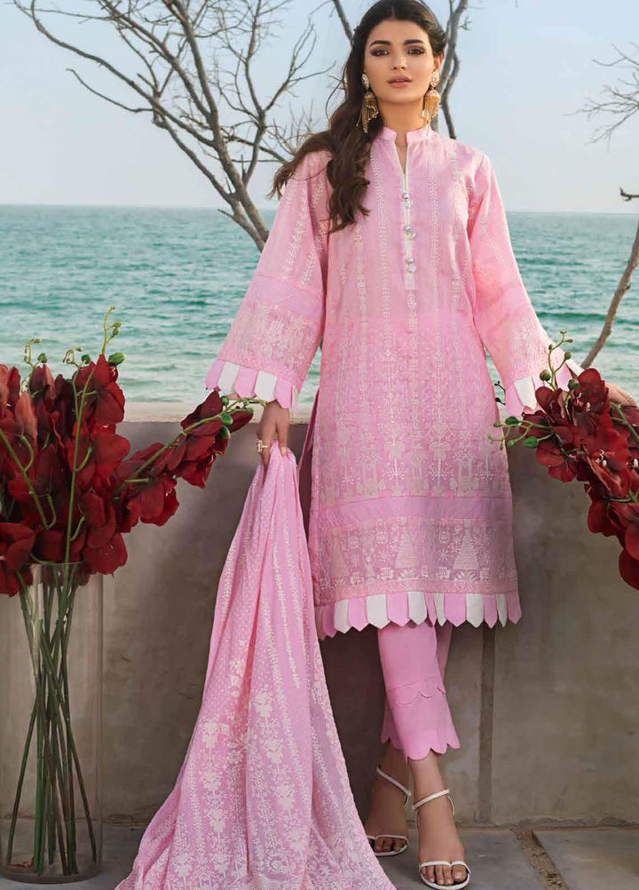 Gul Ahmed Embroidered Yarn Suits Unstitched 3 Piece GA21FL 12217 - Luxury Festive Collection