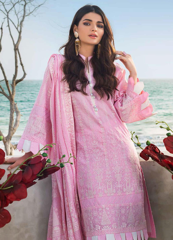 Gul Ahmed Embroidered Yarn Suits Unstitched 3 Piece GA21FL 12217 - Luxury Festive Collection