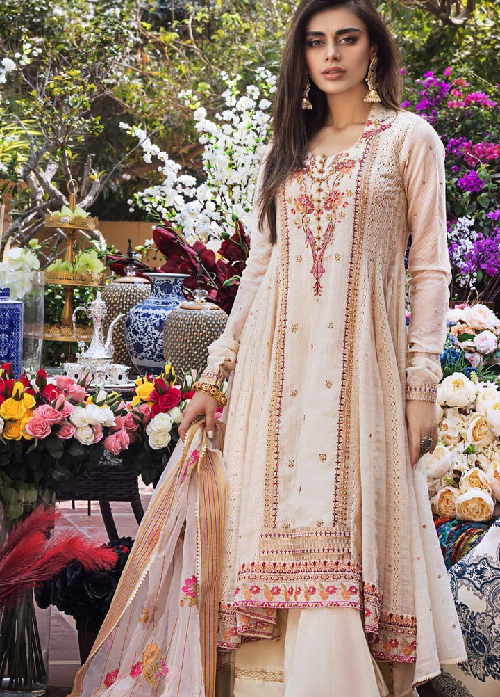 Gul Ahmed Embroidered Dobby Suits Unstitched 3 Piece GA21FL 12225 Nadira - Luxury Festive Collection