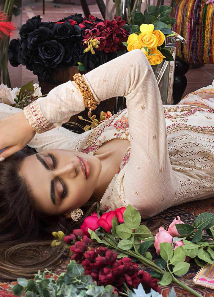 Gul Ahmed Embroidered Dobby Suits Unstitched 3 Piece GA21FL 12225 Nadira - Luxury Festive Collection