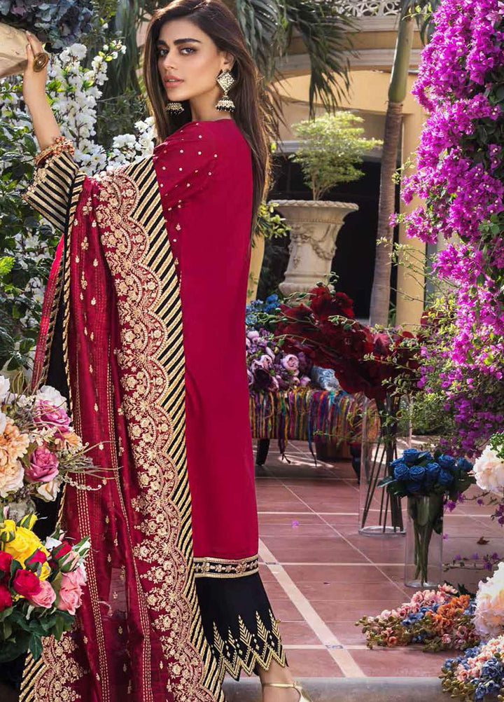 Gul Ahmed Embroidered Lawn Suits Unstitched 3 Piece GA21FL 12229 Bano Begum - Luxury Festive Collection