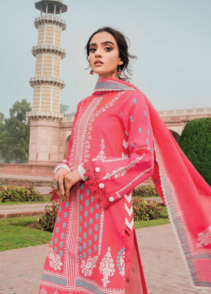 Gul Ahmed Embroidered Yarn Suits Unstitched 3 Piece GA22LF FE22038 - Luxury Eid Collection