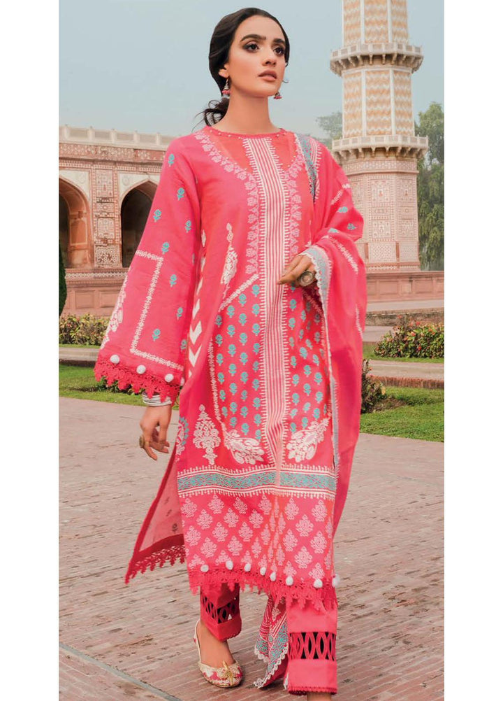 Gul Ahmed Embroidered Yarn Suits Unstitched 3 Piece GA22LF FE22038 - Luxury Eid Collection