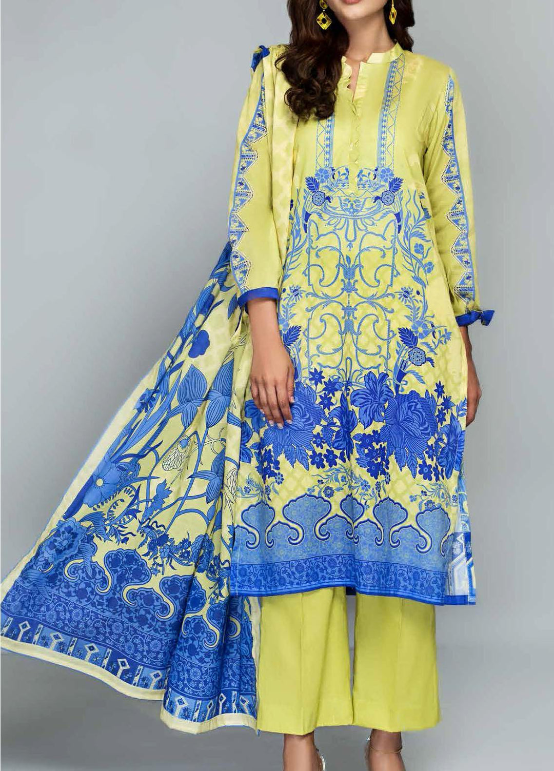 Malmal By Gul Ahmed Printed Lawn Suits Unstitched 3 Piece GA21ML CLP-104A - Summer Collection