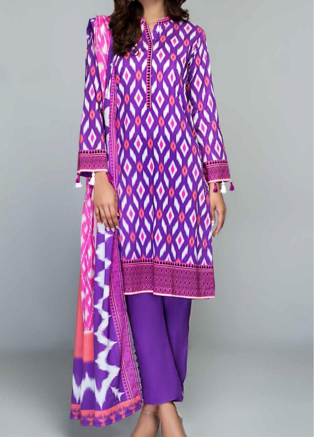 Malmal By Gul Ahmed Printed Lawn Suits Unstitched 3 Piece GA21ML CLP-132A - Summer Collection