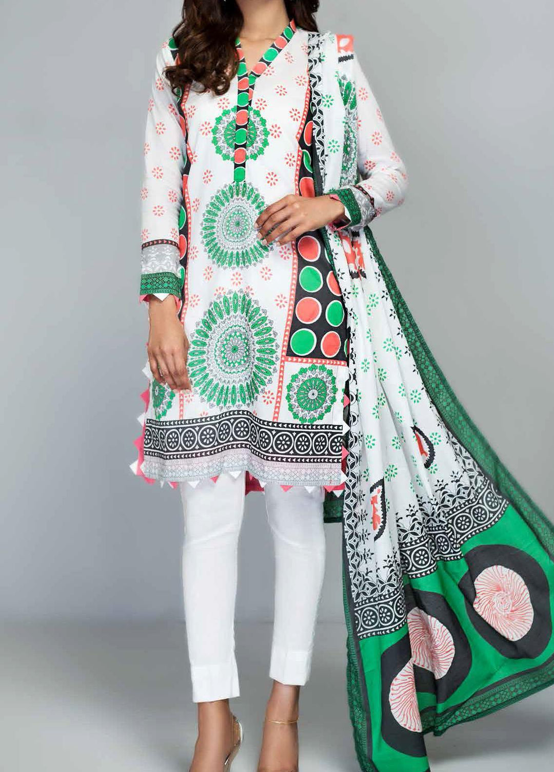 Malmal By Gul Ahmed Printed Lawn Suits Unstitched 3 Piece GA21ML CLP-94A - Summer Collection