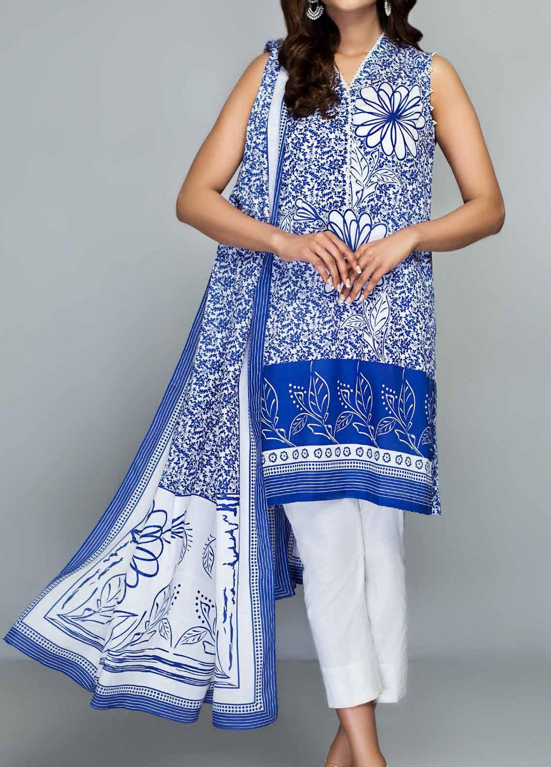Malmal By Gul Ahmed Printed Lawn Suits Unstitched 3 Piece GA21ML CLP-96B - Summer Collection