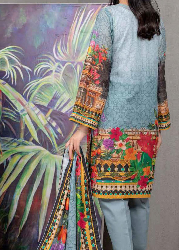 Malmal By Gul Ahmed Embroidered Lawn Suits Unstitched 3 Piece GA21-ML2 111A - Summer Collection