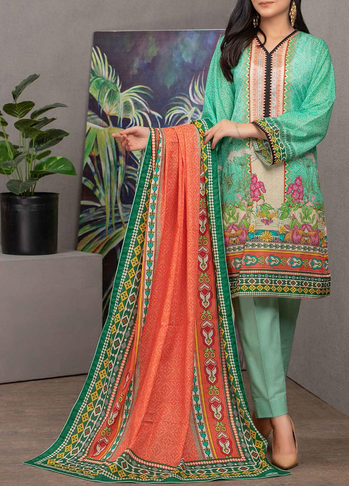 Malmal By Gul Ahmed Embroidered Lawn Suits Unstitched 3 Piece GA21-ML2 115A - Summer Collection