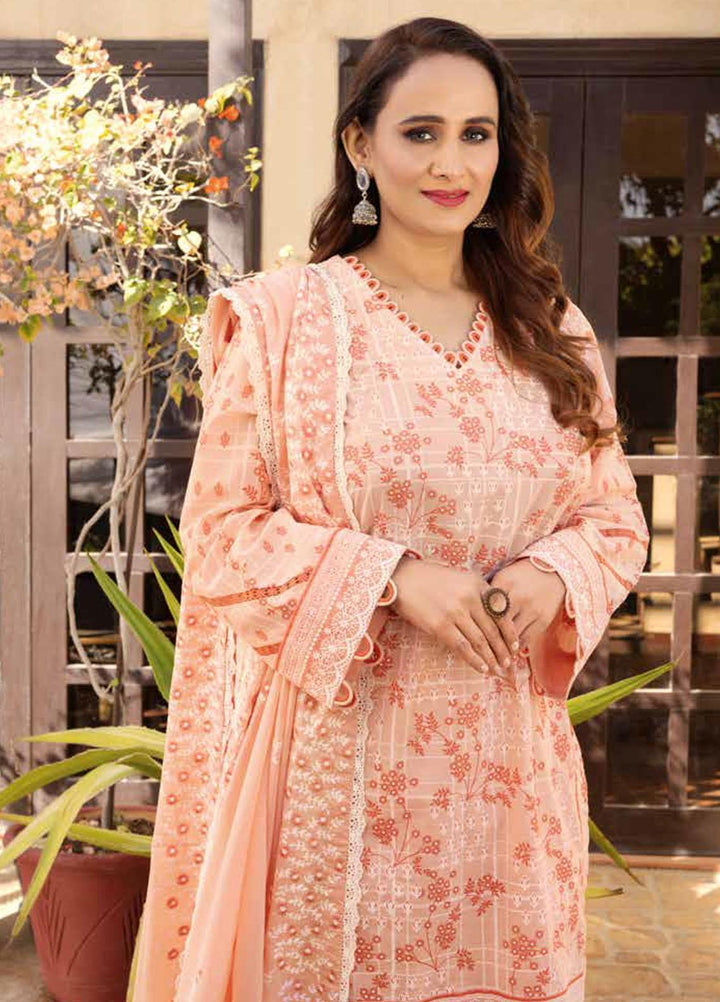 Gul Ahmed Embroidered Lawn Suits Unstitched 3 Piece GA22ML DM-22011 - Summer Collection