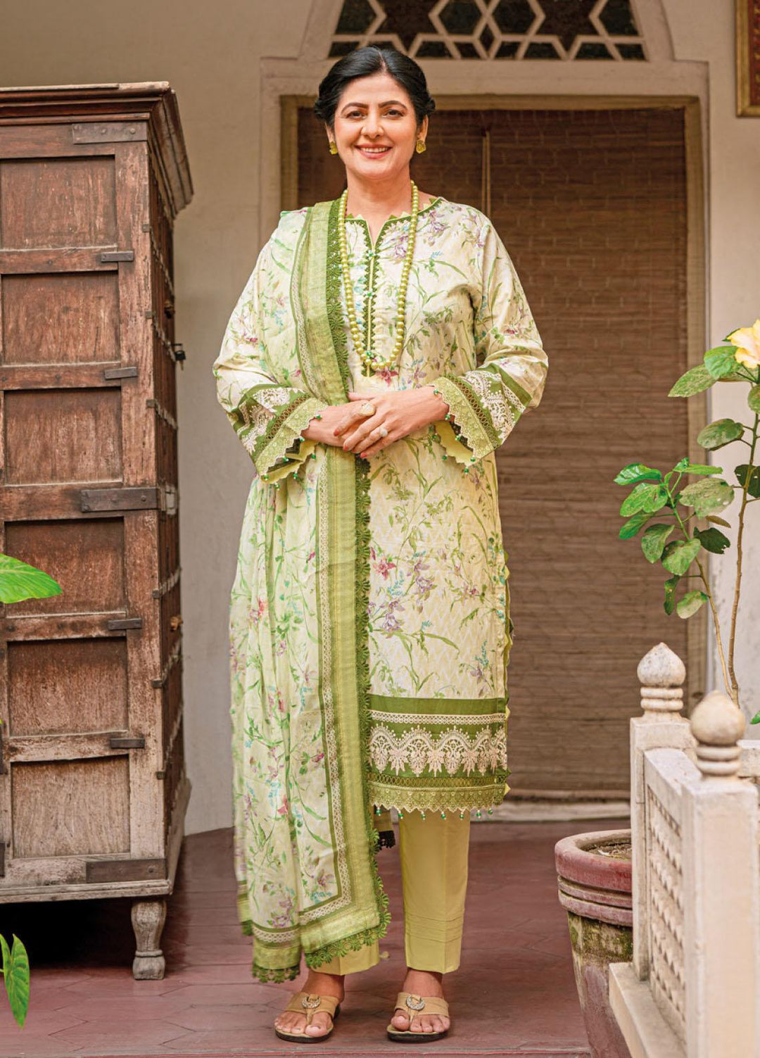 Mother Collection By Gul Ahmed Printed Lawn Suits Unstitched 3 Piece GA23M BM-32004 - Summer Collection