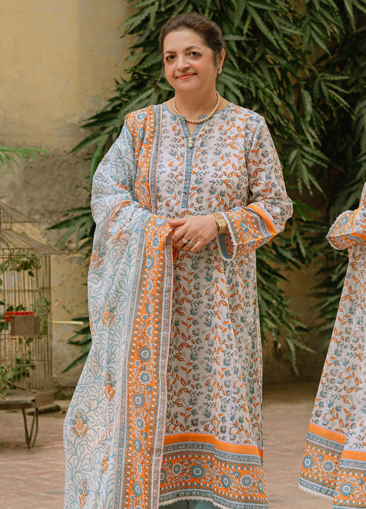 Mother Collection By Gul Ahmed Printed Lawn Suits Unstitched 3 Piece GA23M CL-22229B - Summer Collection
