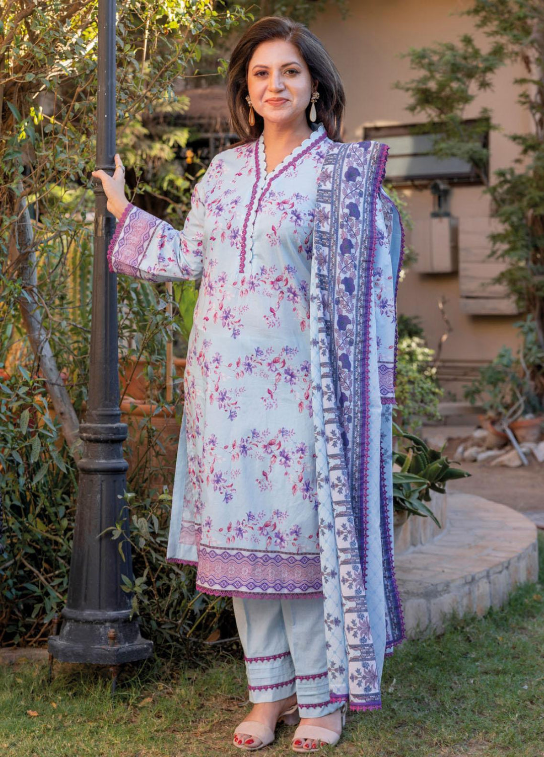 Mother Collection By Gul Ahmed Printed Lawn Suits Unstitched 3 Piece GA23M CL-32062 - Summer Collection