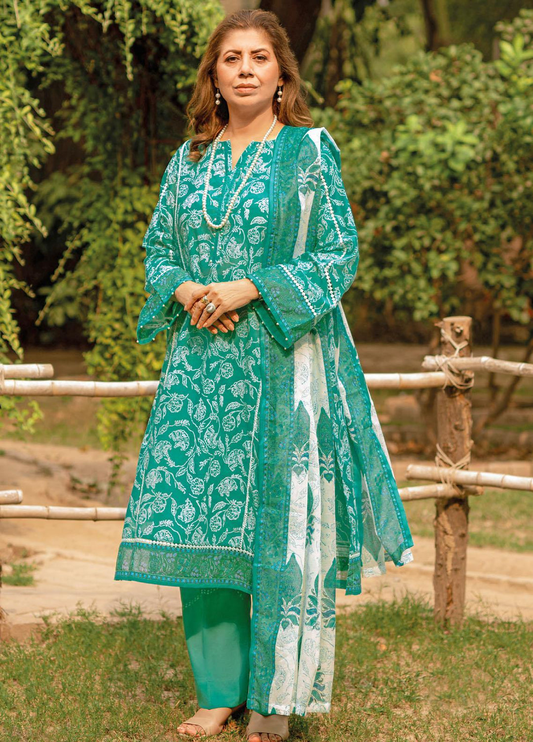 Mother Collection By Gul Ahmed Printed Lawn Suits Unstitched 3 Piece GA23M CL-32076B - Summer Collection