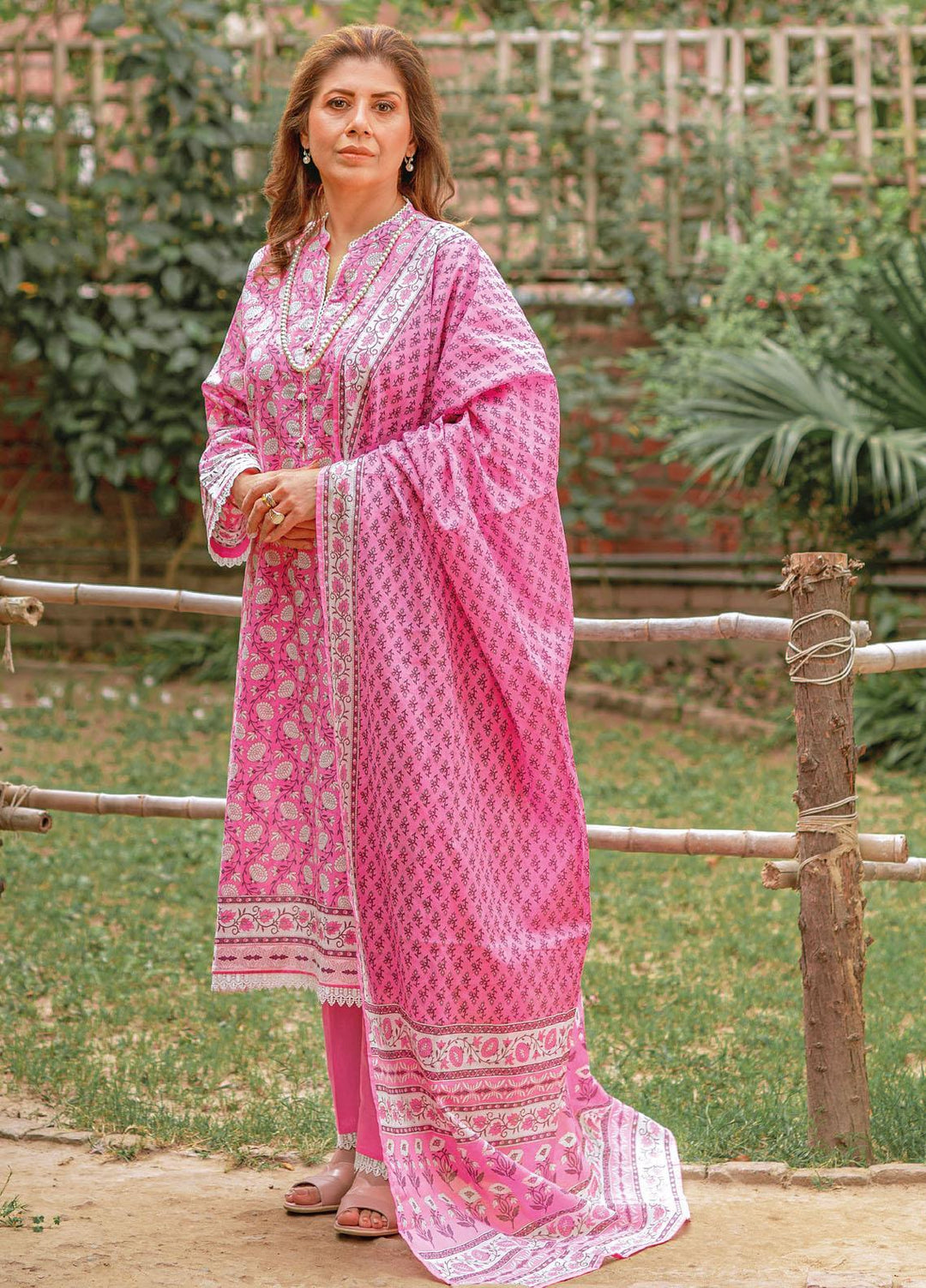 Mother Collection By Gul Ahmed Printed Lawn Suits Unstitched 3 Piece GA23M CL-32078A - Summer Collection