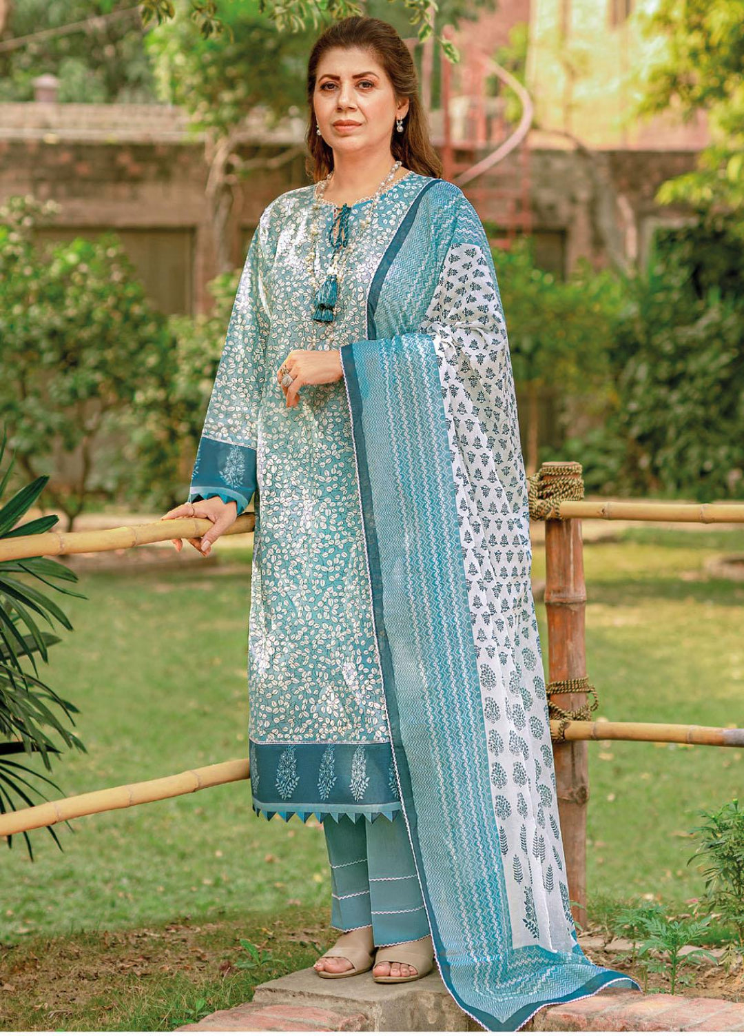 Mother Collection By Gul Ahmed Printed Lawn Suits Unstitched 3 Piece GA23M CL-32080A - Summer Collection
