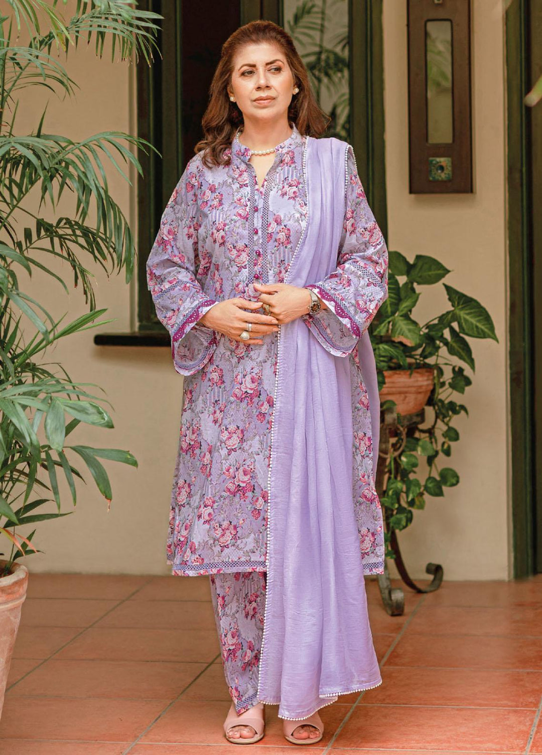 Mother Collection By Gul Ahmed Printed Lawn Unstitched Kurti GA23M SL-32026 - Summer Collection