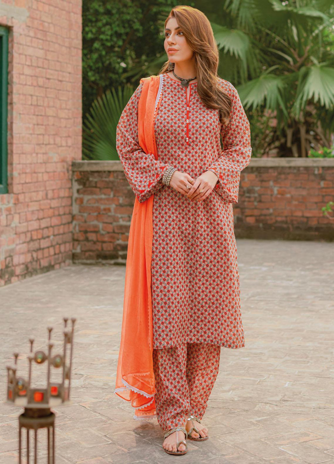 Mother Collection By Gul Ahmed Printed Lawn Unstitched Kurti GA23M SL-32036 - Summer Collection