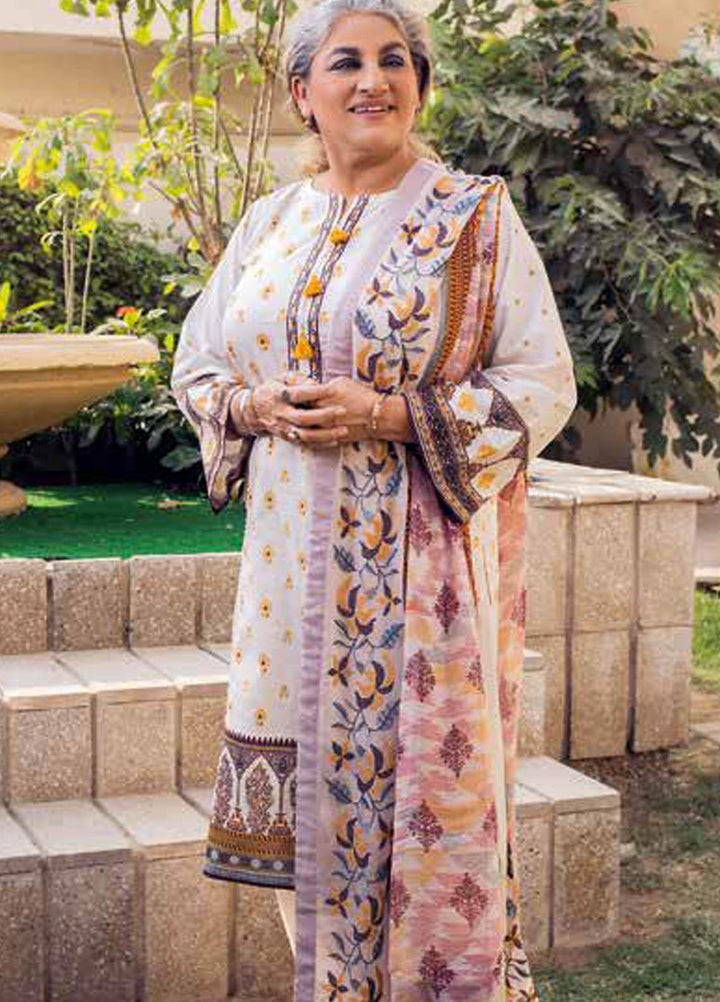 Gul Ahmed Embroidered Lawn Suits Unstitched 3 Piece GA21M BM-185 - Summer Collection