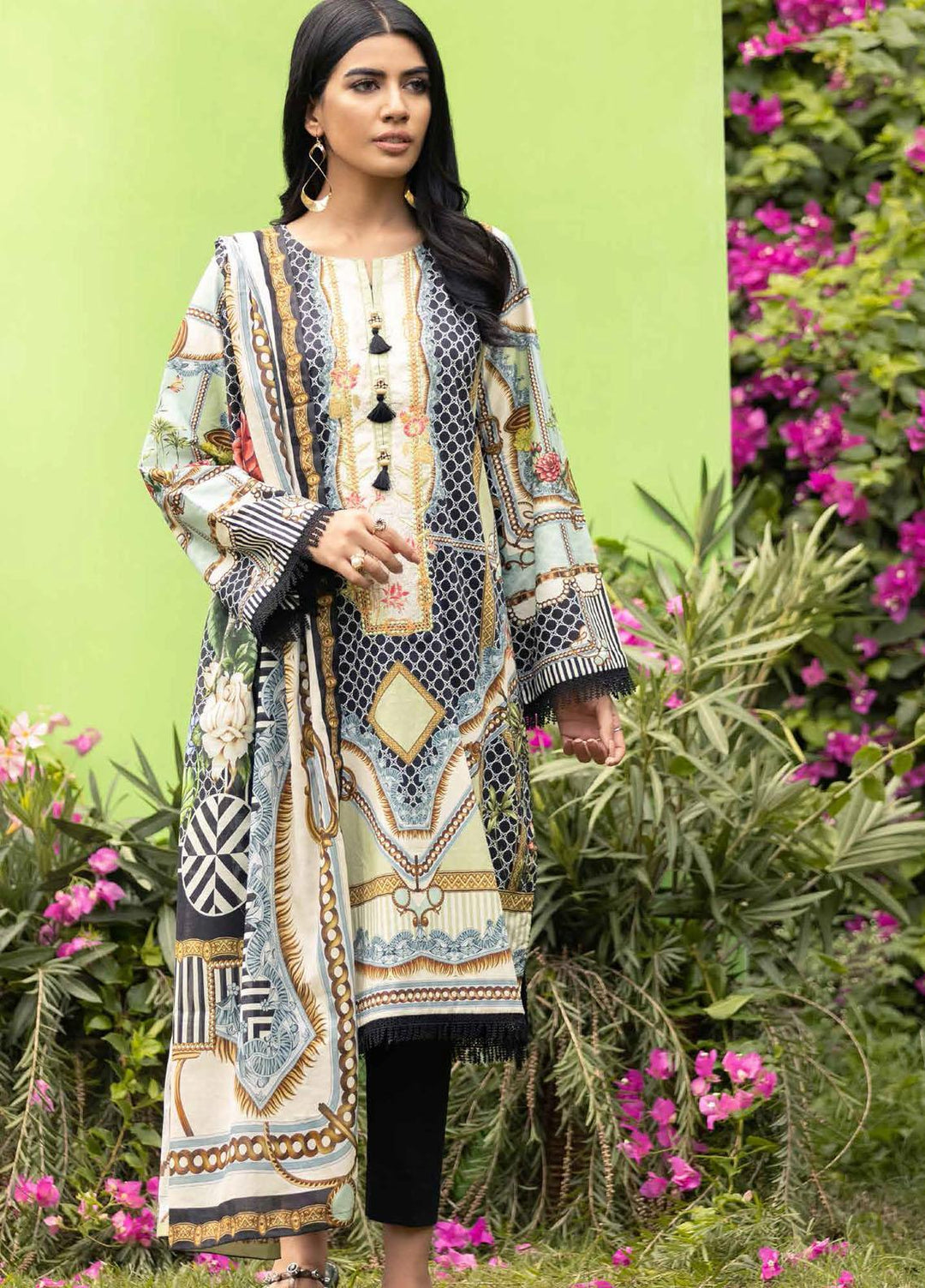 Gul Ahmed Embroidered Cambric Suits Unstitched 3 Piece GA21PF CBE12021 - Winter Collection