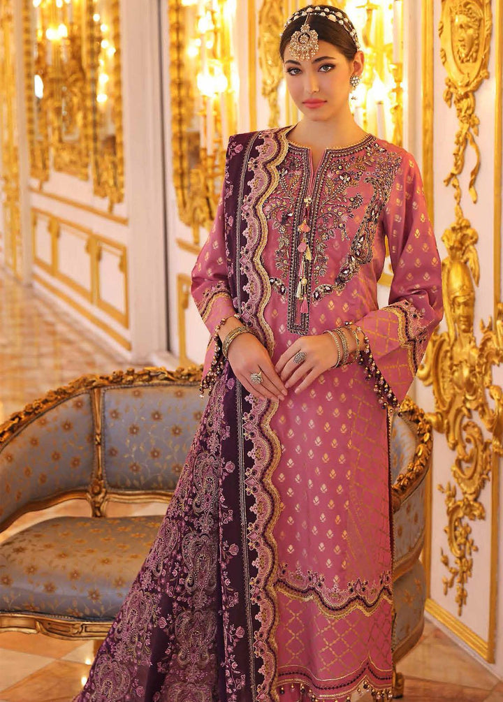 Gul Ahmed Embroidered Jacquard Suits Unstitched 3 Piece GA22WD PRW-22006 - Wedding Collection