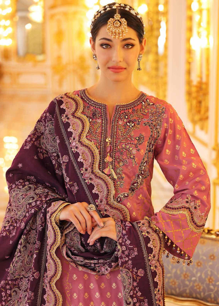 Gul Ahmed Embroidered Jacquard Suits Unstitched 3 Piece GA22WD PRW-22006 - Wedding Collection