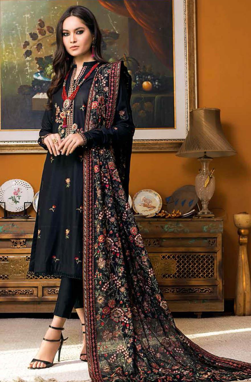 Gul Ahmed Embroidered Lawn Suits Unstitched 3 Piece GA21S SP 72 - Summer Collection