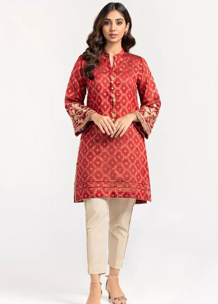 Gul Ahmed Pret Casual Jacquard Kurti GA21P WGK-JQS-DE-569