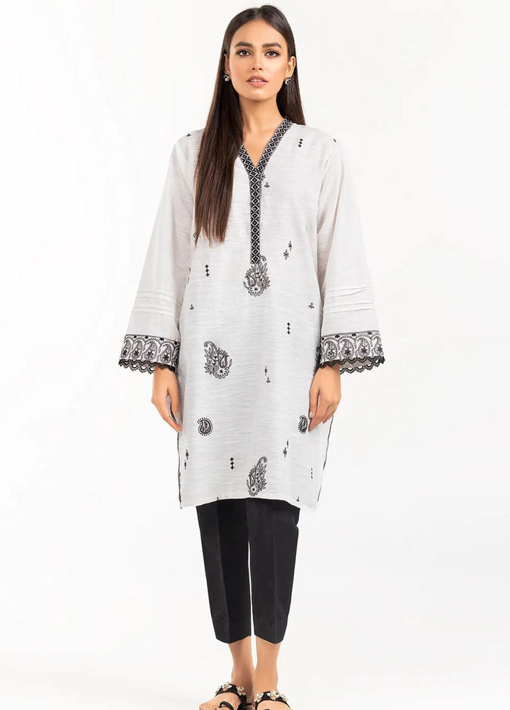 Gul Ahmed Pret Casual Khaddar Kurti GA21P WGK-KDW-DE-730