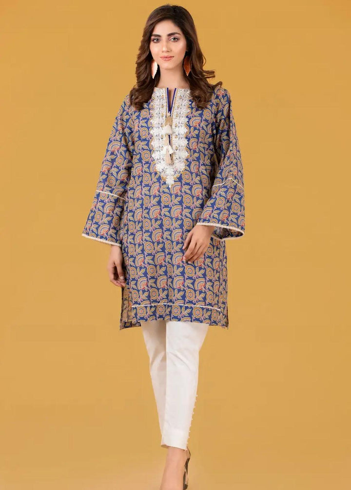 Gul Ahmed Pret Embroidered Lawn Shirt GA21P WGK-LWS-DP-491
