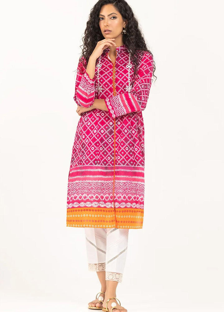 Gul Ahmed Casual Pret Printed Cambric Shirt GA22P GLS-21-222 DP