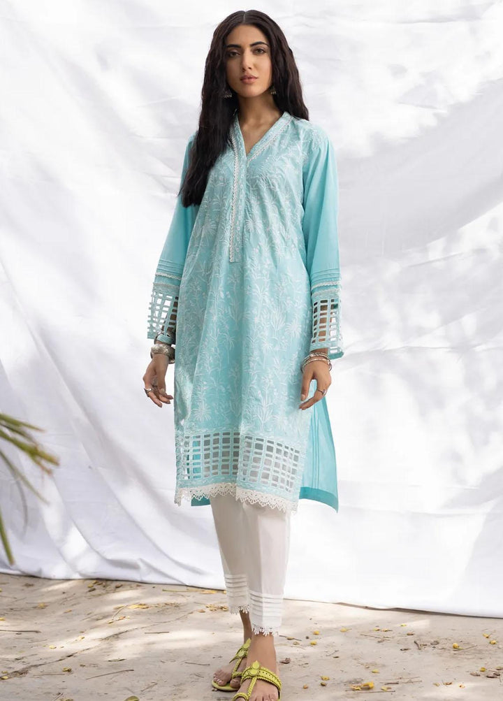 Gul Ahmed Pret Embroidered Cambric Shirt GA21P WGK-CMS-DE-210