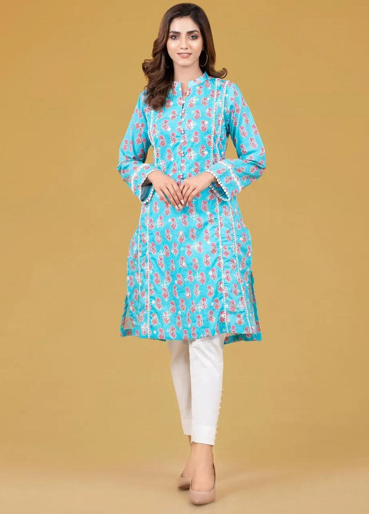 Gul Ahmed Pret Embroidered Cambric Shirt GA21P WGK-CMS-PE-297