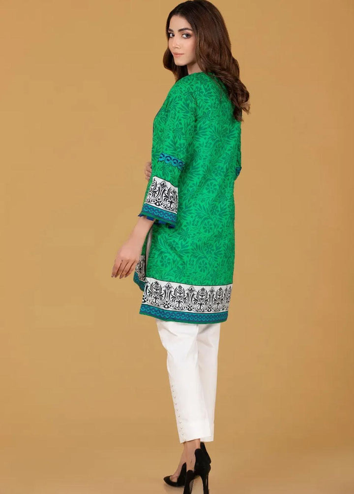 Gul Ahmed Pret Printed Cambric Shirt GA21P WGK-LWS-DP-124