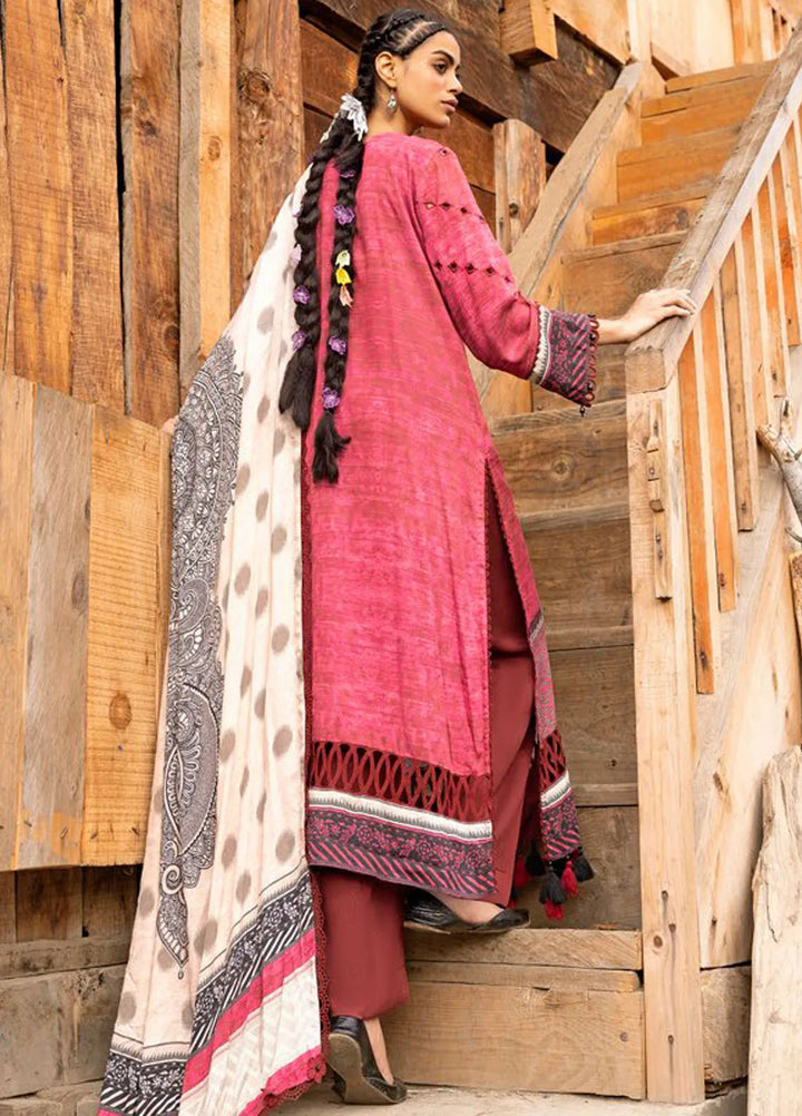 Gul Ahmed Printed Cotail Suits Unstitched 3 Piece GA24UW CV-42004 - Winter Collection