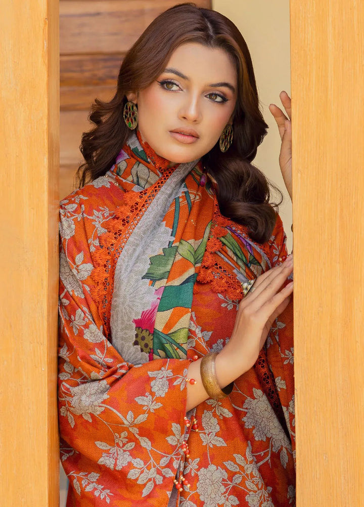 Gul Ahmed Printed Dhanak Suits Unstitched 3 Piece GA24UW DH-42001 - Winter Collection
