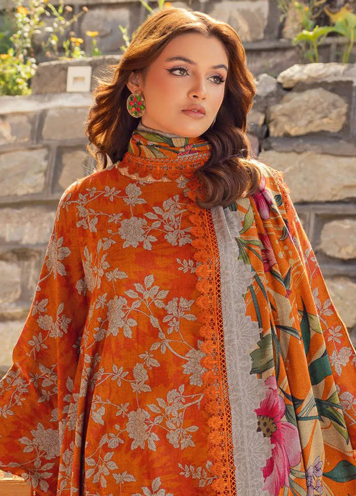 Gul Ahmed Printed Dhanak Suits Unstitched 3 Piece GA24UW DH-42001 - Winter Collection