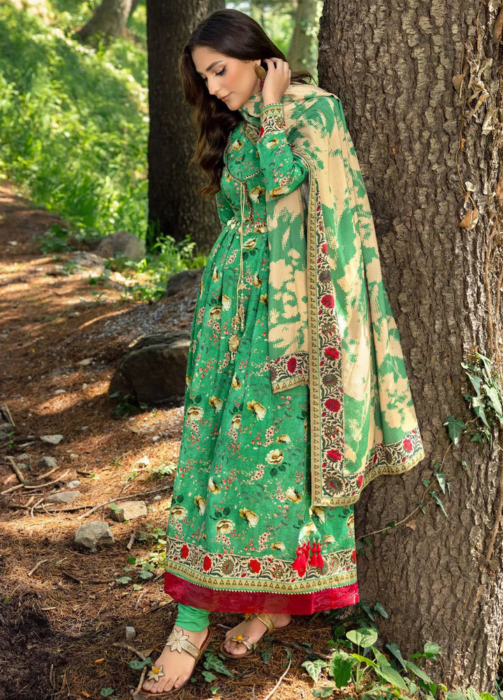 Gul Ahmed Printed Khaddar Suits Unstitched 3 Piece GA24UW AP-42036 - Winter Collection