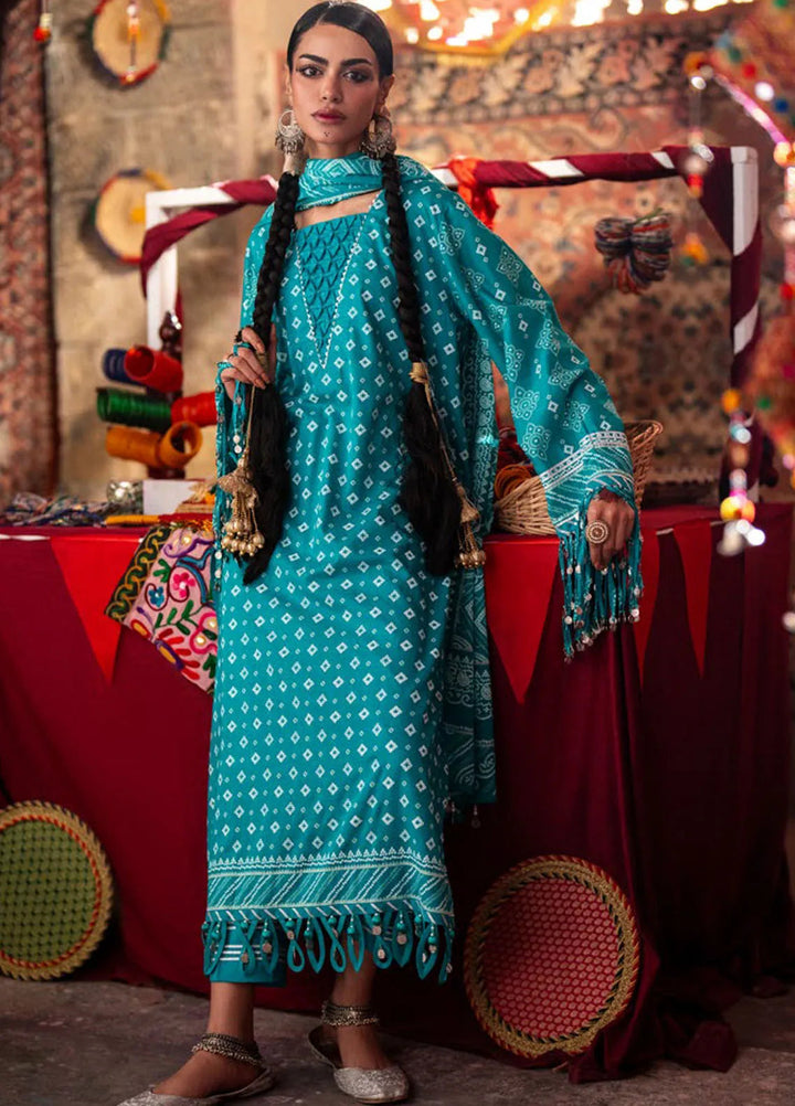 Gul Ahmed Printed Lawn Suits Unstitched 3 Piece GA25CH CL-52178 B - Summer Collection