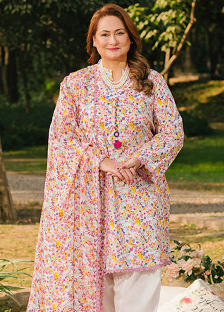 Gul Ahmed Printed Lawn Suits Unstitched 3 Piece GA25TM BM-52030 - Summer Collection