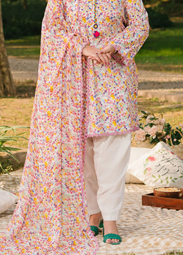 Gul Ahmed Printed Lawn Suits Unstitched 3 Piece GA25TM BM-52030 - Summer Collection