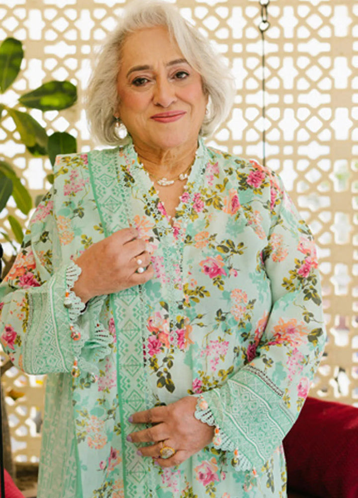 Gul Ahmed Printed Lawn Suits Unstitched 3 Piece GA25TM CL-52198 A - Summer Collection