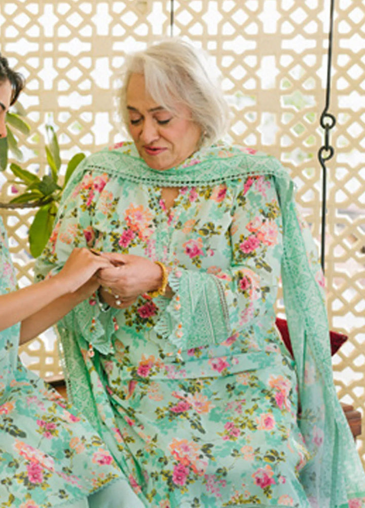 Gul Ahmed Printed Lawn Suits Unstitched 3 Piece GA25TM CL-52198 A - Summer Collection