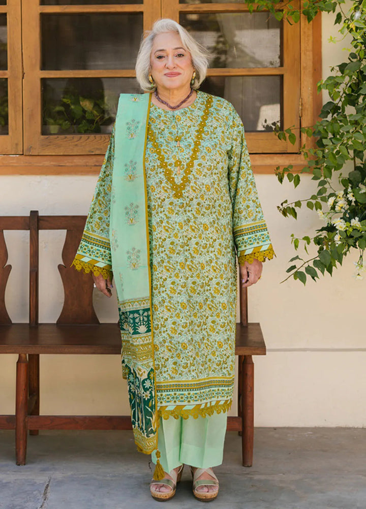 Gul Ahmed Printed Lawn Suits Unstitched 3 Piece GA25TM CL-52372 B - Summer Collection